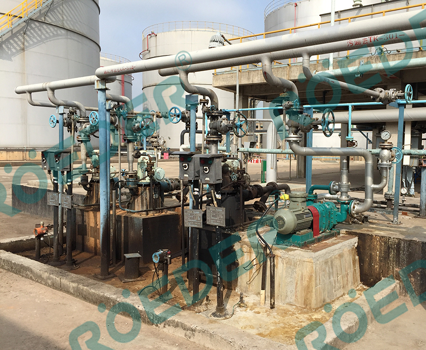 煉油廠采用凸輪桃色在线视频观看處理收集池含油汙水